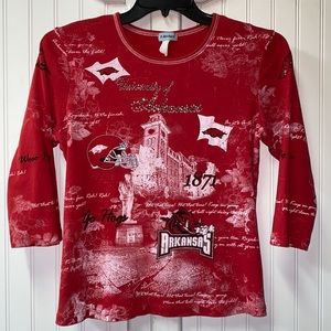 Arkansas Razorbacks Fight Song Shirt M